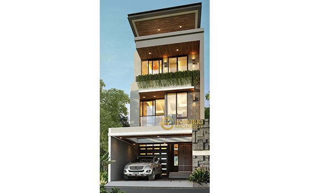 Desain Rumah Modern 3 Lantai Bapak Yonatan di  Jakarta