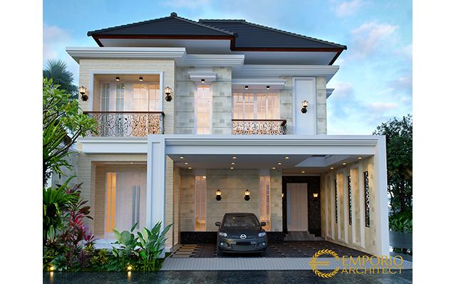 Desain Rumah Modern 2 Lantai Ibu Elsyah di  Jakarta