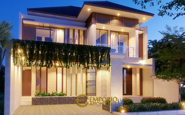 Desain Rumah Villa Bali 2 Lantai Ibu Heny di  Jakarta