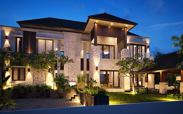 Desain Rumah Villa Bali 2 Lantai Ibu Melly di  Jakarta