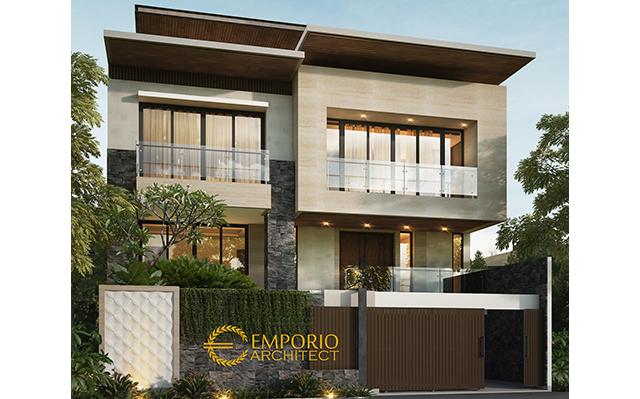 Desain Rumah Modern 2 Lantai Ibu Shirlina di  Jakarta