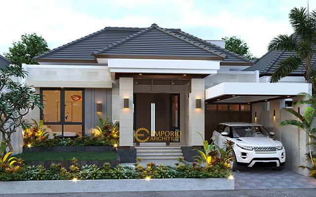 Desain Rumah Villa Bali 1.5 Lantai Bapak Ronald di  Jakarta