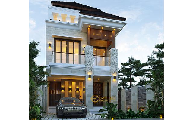 Desain Rumah Villa Bali 3 Lantai Bapak Naufal di  Jakarta