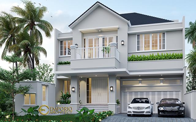 Desain Rumah Modern 2 Lantai Ibu Quisty di  Jakarta Selatan