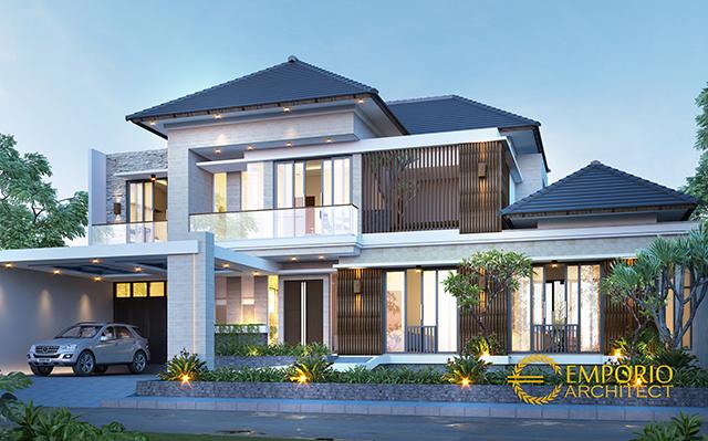 Desain Rumah Modern 2 Lantai Bapak Indra di  Jakarta Selatan