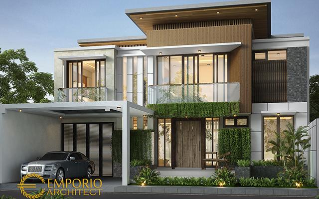 Desain Rumah Modern 2 Lantai Bapak Agus di  Jakarta Timur