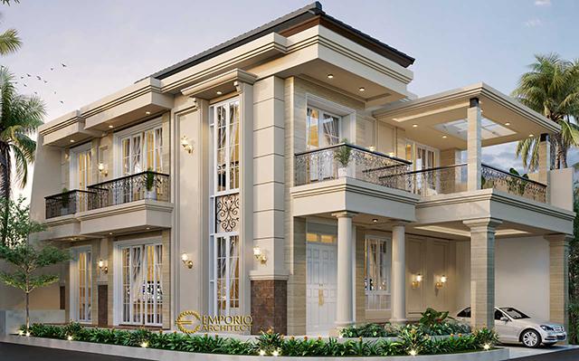 Desain Rumah Hook Classic 3 Lantai Bapak Will Hans di  Jakarta Timur