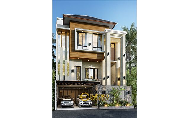 Desain Rumah Modern 4 Lantai Bapak Toni Tchin di  Jakarta Utara