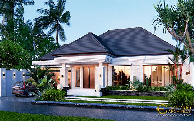 Desain Rumah Villa Bali 1 Lantai Bapak Marno di  Jambi