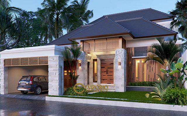 Desain Rumah Villa Bali 2 Lantai Bapak Dwi Harsono di  Jawa Tengah