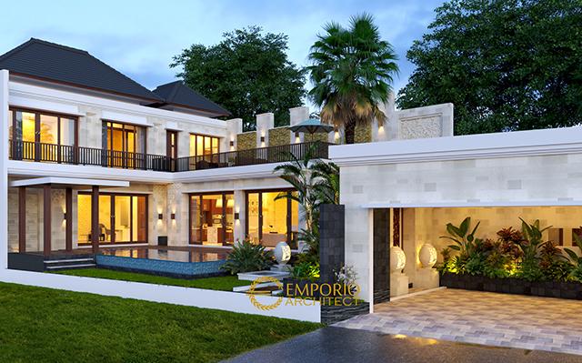 Desain Rumah Villa Bali 2 Lantai Bapak Setiawan di  Jimbaran, Badung, Bali