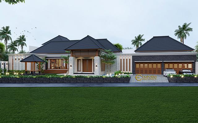 Desain Rumah Villa Bali 1 Lantai Ibu Adityan di  Kalimantan Timur