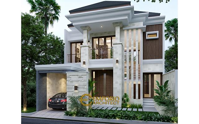 Desain Rumah Villa Bali 2 Lantai Bapak Norman di  Karawang, Jawa Barat