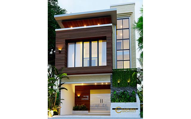 Desain Guest House Modern 2 Lantai Ibu Bayu di  Kerobokan, Badung, Bali