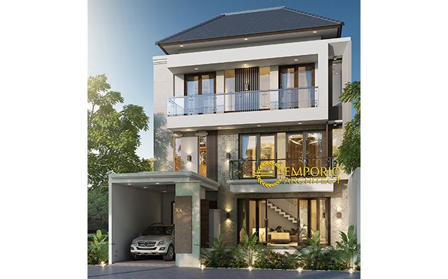 Desain Rumah Modern 3 Lantai Mr. Sylvain dan Mr. Daine di  Kerobokan, Badung, Bali