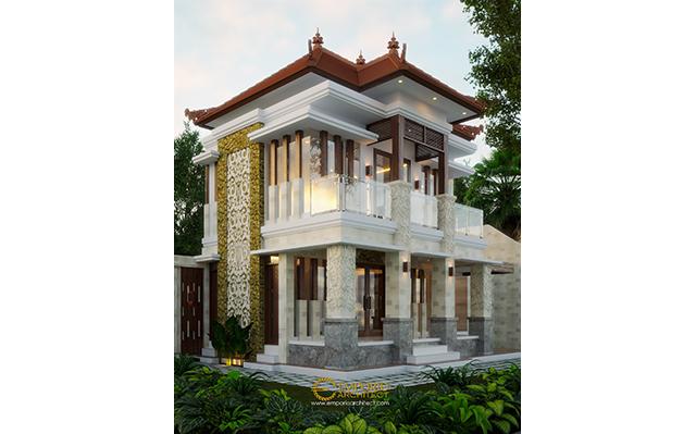 Desain Rumah Villa Bali 2 Lantai Bapak Komang Adi II di  Kerobokan, Bali