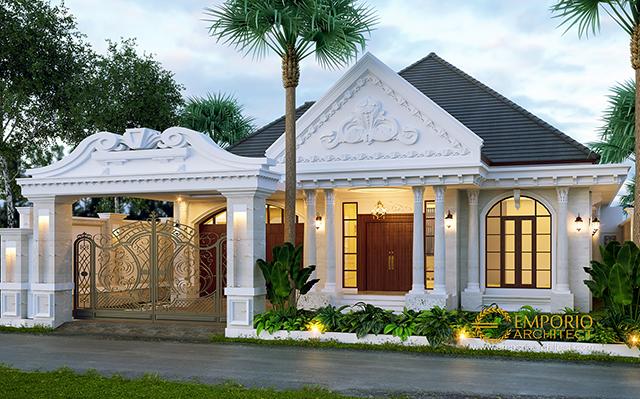 Desain Rumah Classic 1 Lantai Bapak Reza di  Lampung