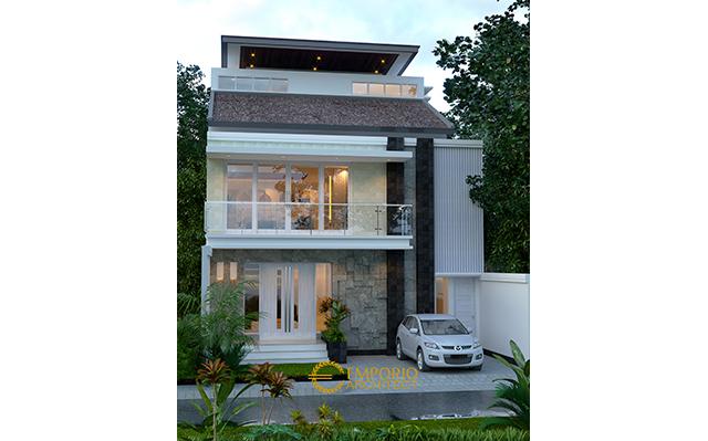 Desain Rumah Modern 2 Lantai Bapak Rendy di  Makassar