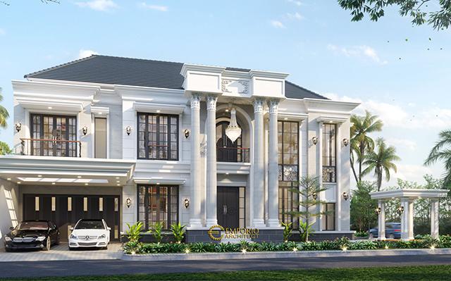 Desain Rumah Classic 2 Lantai Bapak Tony di  Malang, Jawa Timur