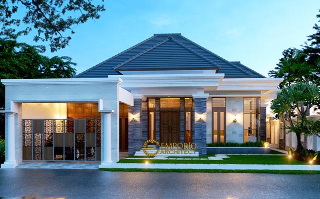 Desain Rumah Villa Bali 1 Lantai Bapak Adi Perdana di  Medan