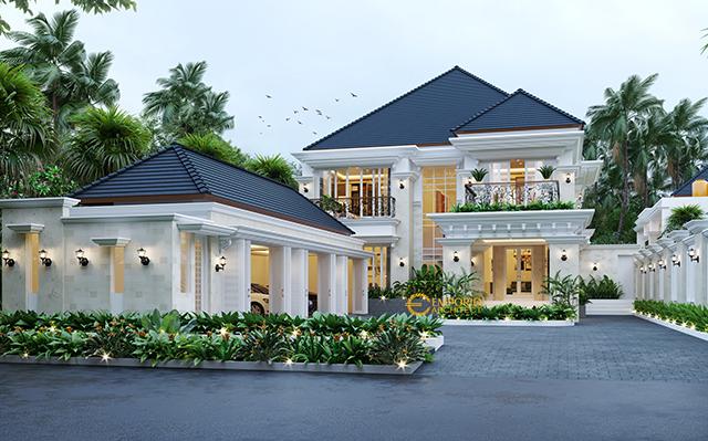 Desain Rumah Classic 2 Lantai Bapak Hendra di  Medan