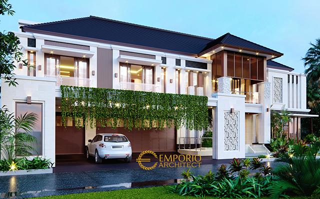 Desain Rumah Hook Villa Bali 3 Lantai Bapak Hadi di  Medan, Sumatera Utara