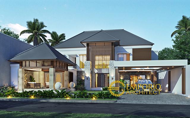 Desain Rumah Villa Bali 2 Lantai Ibu Emi di  Medan, Sumatera Utara