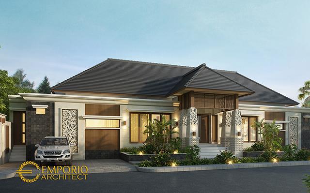 Desain Rumah Villa Bali 1 Lantai Ibu Shelly di  Palu, Sulawesi Tengah