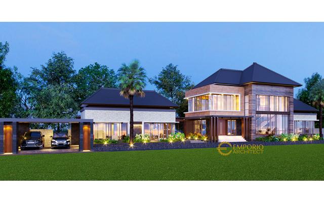 Desain Rumah Modern 2 Lantai Bapak Guntur di  Pandeglang, Banten