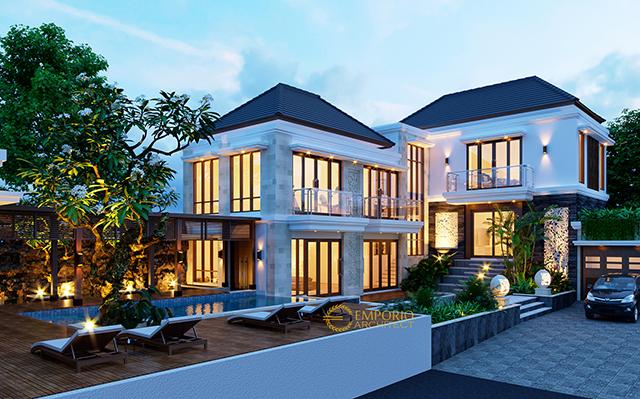 Desain Villa Bali 2 Lantai Bapak Marwan di  Samarinda, Kalimantan Timur