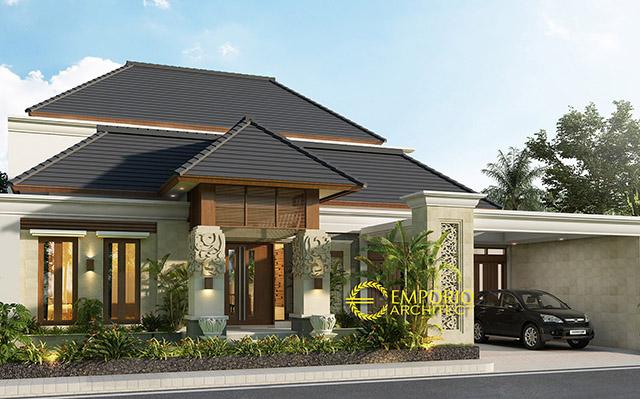 Desain Rumah Villa Bali 2 Lantai Ibu Rika di  Sorong, Papua Barat