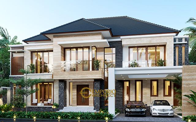 Desain Rumah Modern 2 Lantai Bapak Jefry di  Sulawesi