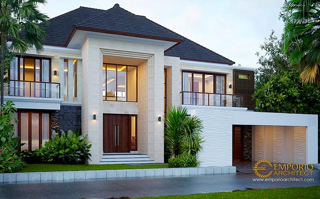 Desain Rumah Modern 2 Lantai Bapak Nelson di  Sumatera Utara