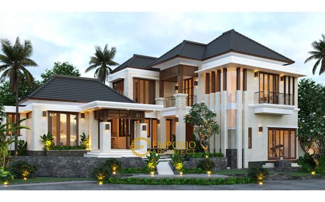 Desain Rumah Villa Bali 2 Lantai Mr. Dylan di  Tabanan, Bali