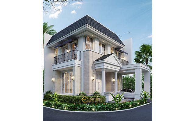 Desain Rumah Hook Classic 2 Lantai Bapak Oscar di  Tangerang, Banten