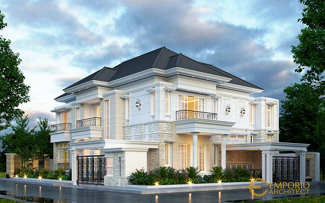 Desain Rumah Hook Classic 2.5 Lantai Bapak Fajar di  Tangerang Selatan, Banten