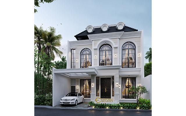 Desain Rumah Classic 2 Lantai Ibu Diah di  Tangerang Selatan, Banten