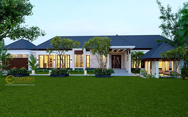 Desain Rumah Villa Bali 1 Lantai Bapak Muddain di  Tarakan, Kalimantan Utara