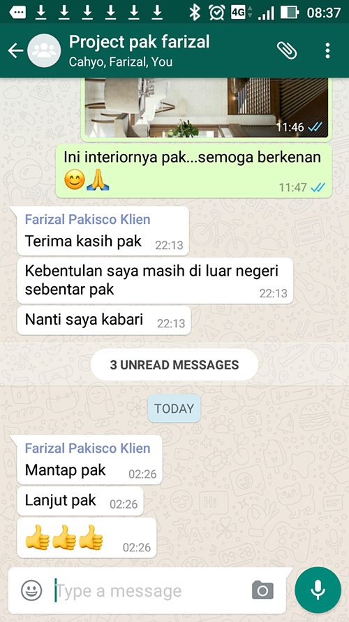 Testimonial Desain Rumah Villa Bali 1 Lantai Bapak Farizal