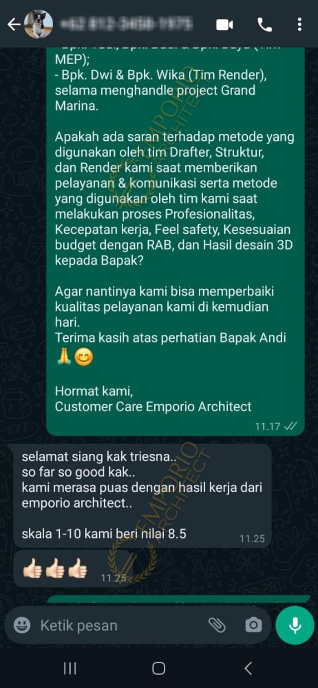 Testimonial Desain Masjid Grand Marina 1537 Style Klasik 2 Lantai