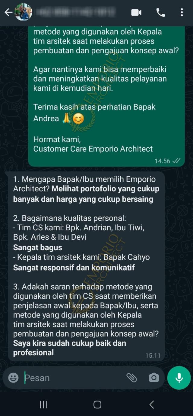 Testimonial Desain Rumah Klasik 4 Lantai Bapak ANR 1956