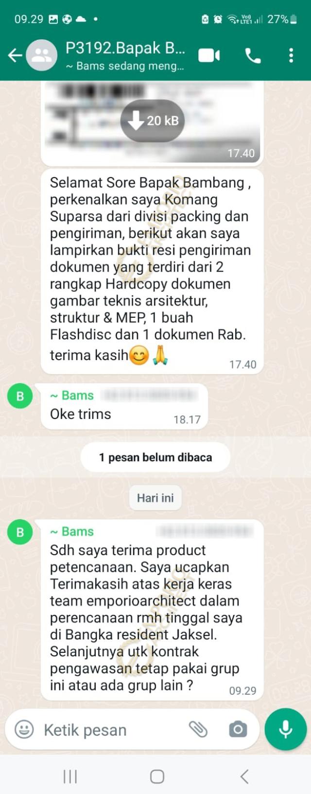 Testimonial Desain Rumah Mediteran Modern 3 Lantai Bapak BBG 1737 di  Jakarta