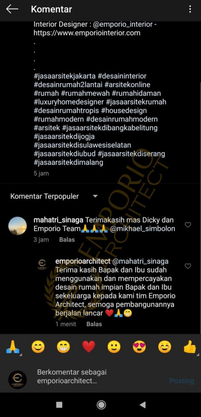 Testimonial Desain Rumah Modern 2 Lantai Bapak Mikhael Tri Sutrisno di  Pematangsiantar, Sumatera Utara