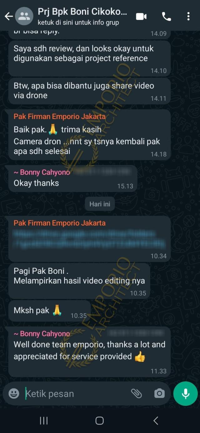 Testimonial Desain Rumah Modern 3 Lantai Bapak BNY