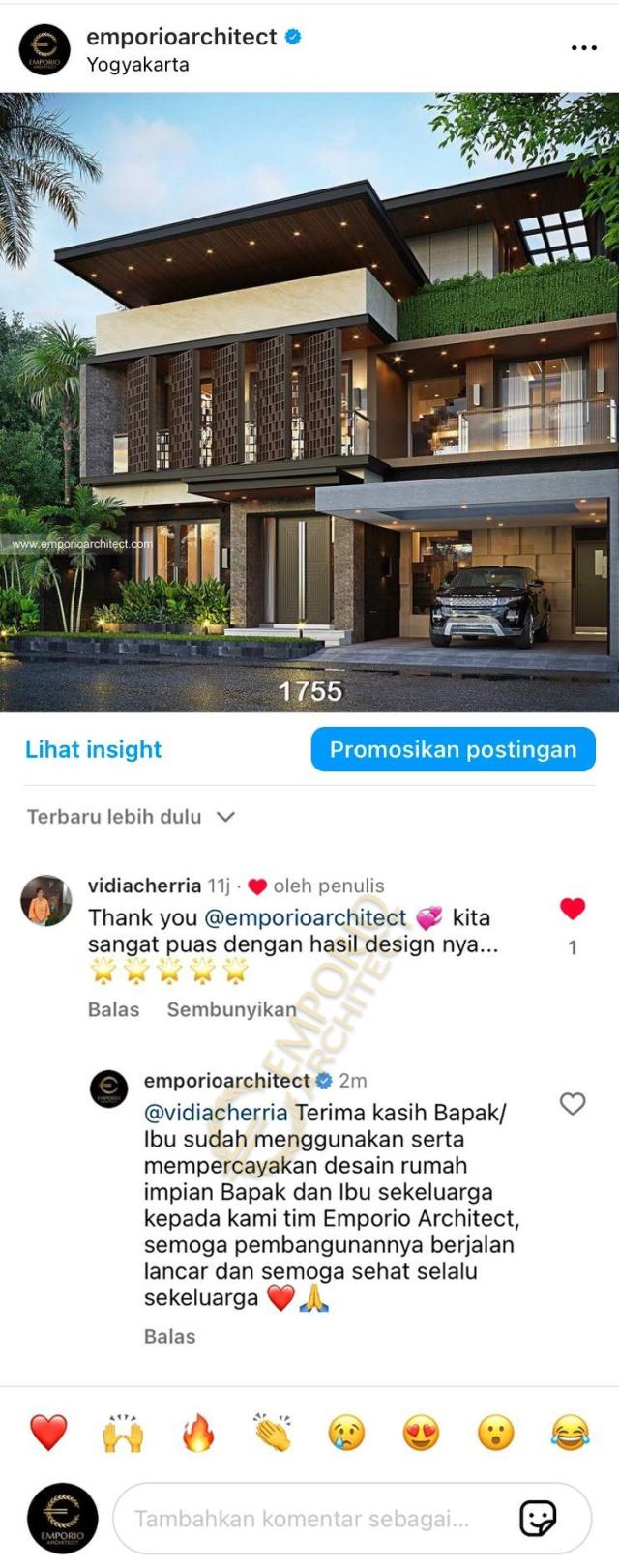 Testimonial Desain Rumah Modern 3 Lantai Bapak AJR 1755