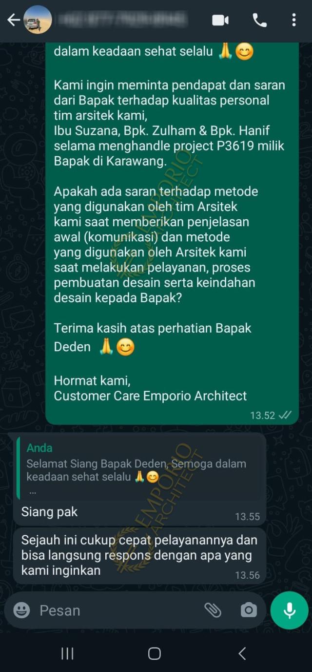 Testimonial Desain Rumah Villa Bali 1 Lantai Bapak DDN 1859 di  Karawang, Jawa Barat