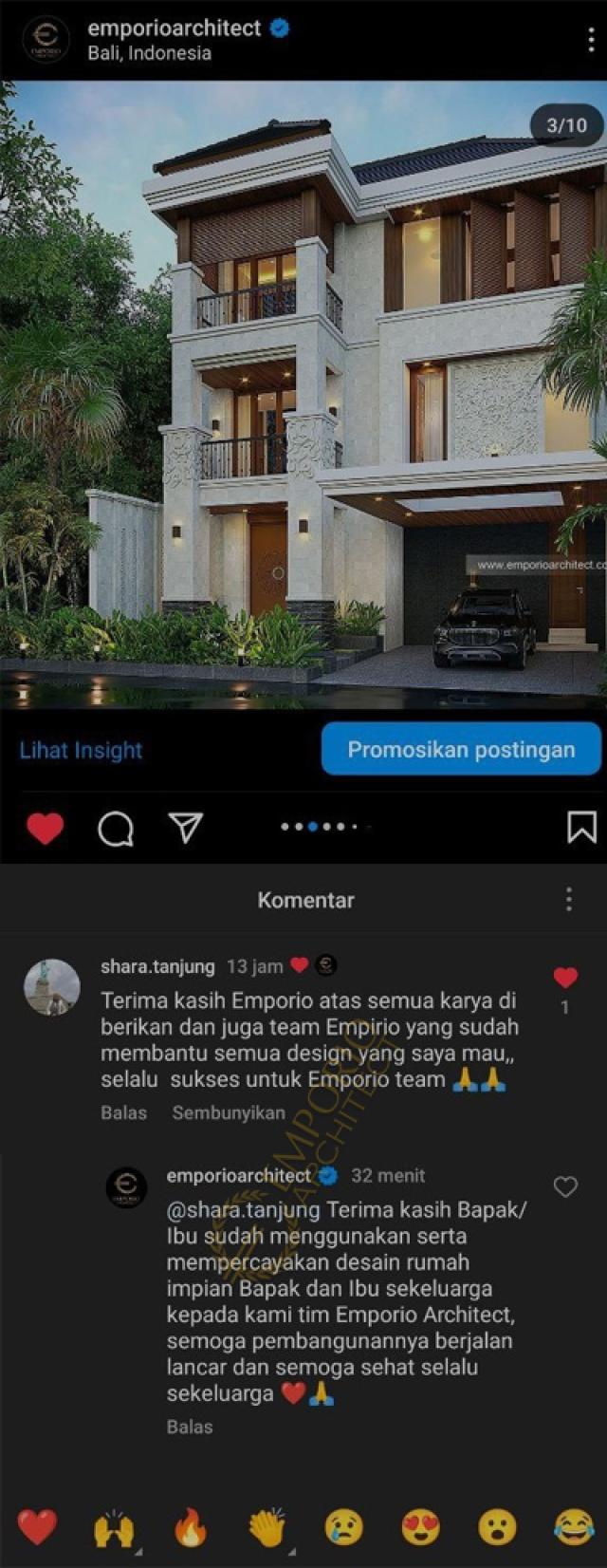 Testimonial Desain Rumah Villa Bali 3 Lantai Ibu SHR 1655 di  Bali