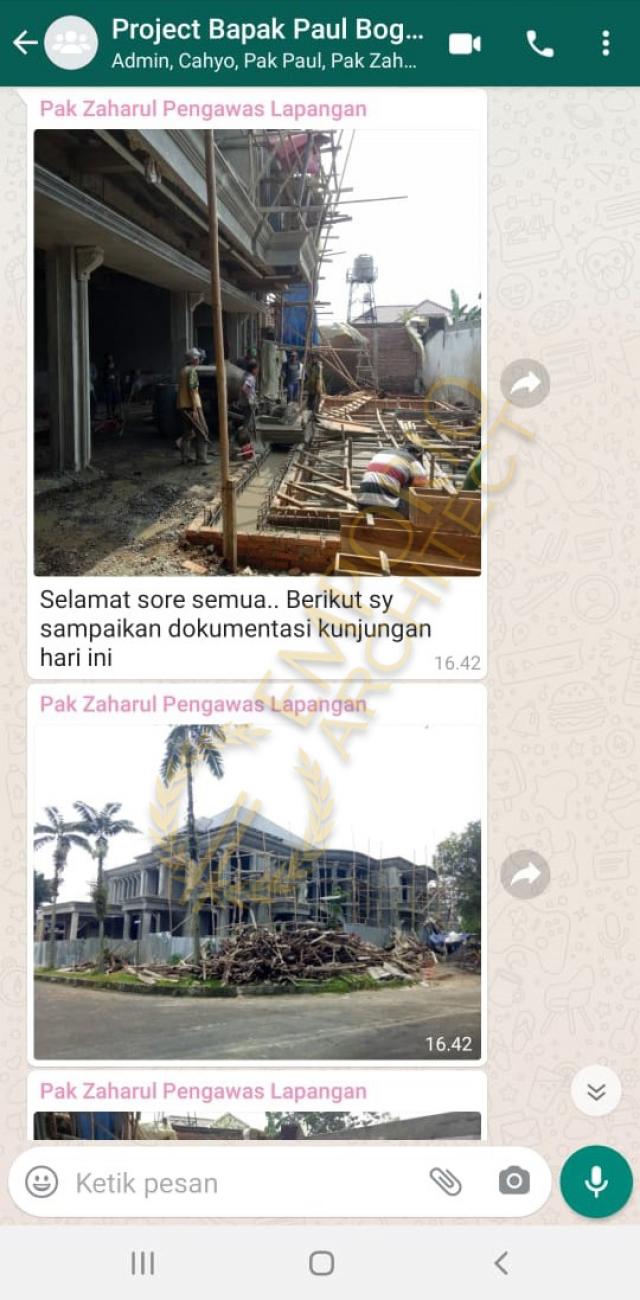 Testimonial Desain Rumah Hook Classic 2 Lantai Bapak PL di  Bogor, Jawa Barat