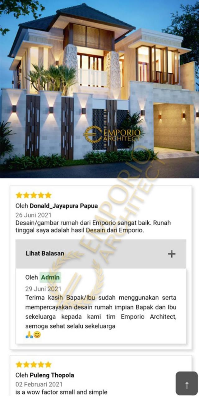 Testimonial Desain Rumah Villa Bali 2 Lantai Bapak Donald