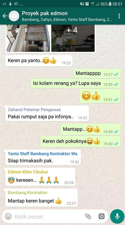 Testimonial Desain Rumah Villa Bali 2 Lantai Bapak Edmon